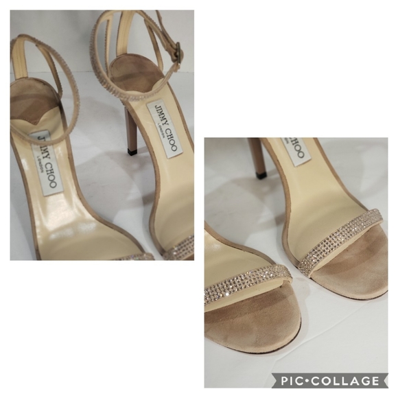 SOLD!!!🎊HP🎊1.18.18🎊Embellished leather heels👠 - Picture 7 of 8